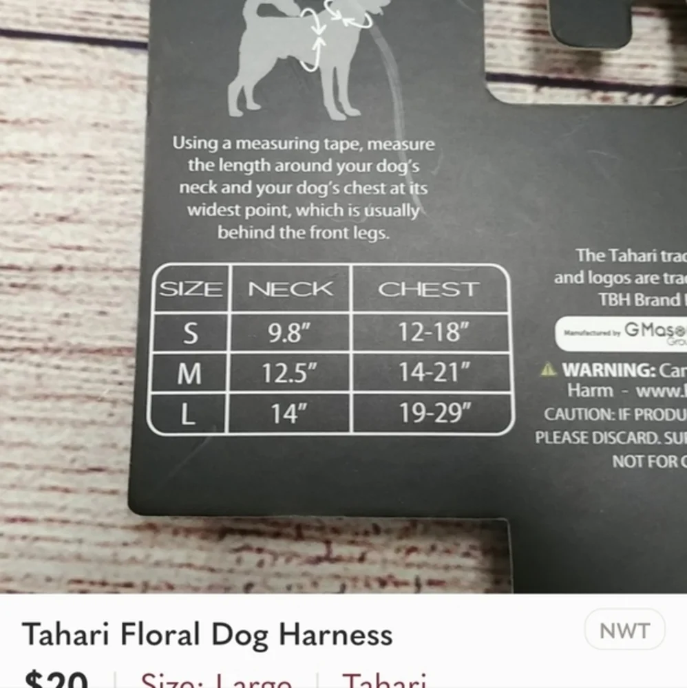 Doghaus‎ Rainbow Tye Dye Dog Harness